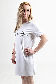 Šaty - Dámske organické šaty White - 13435137_