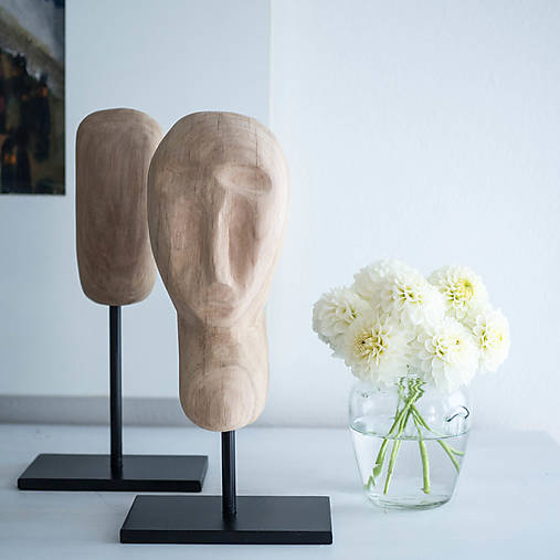 Sochy - "Ona a On II." sošky na podstavci - 13438028_