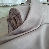 Textil - 100% len metráž, 190g/m2...odstín GRIS LAVANDE - 13436427_