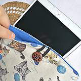 Detské tašky - Puzdro na 10,5" iPad, tablet Mačky - 13438198_
