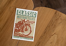 Grafika - Plagát| Vintage poster-Motorky - 13439157_