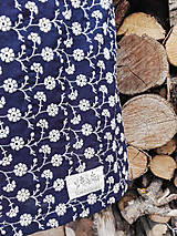 Šaty - Šaty modrá madeira vzorok-50%  15.50€ - 13441971_