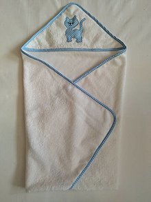 Úžitkový textil - Detská osuška s kapuckou. - 13442185_