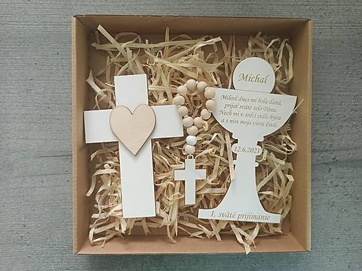 Dekorácie - Set na prvé sväté prijímanie - 13442916_