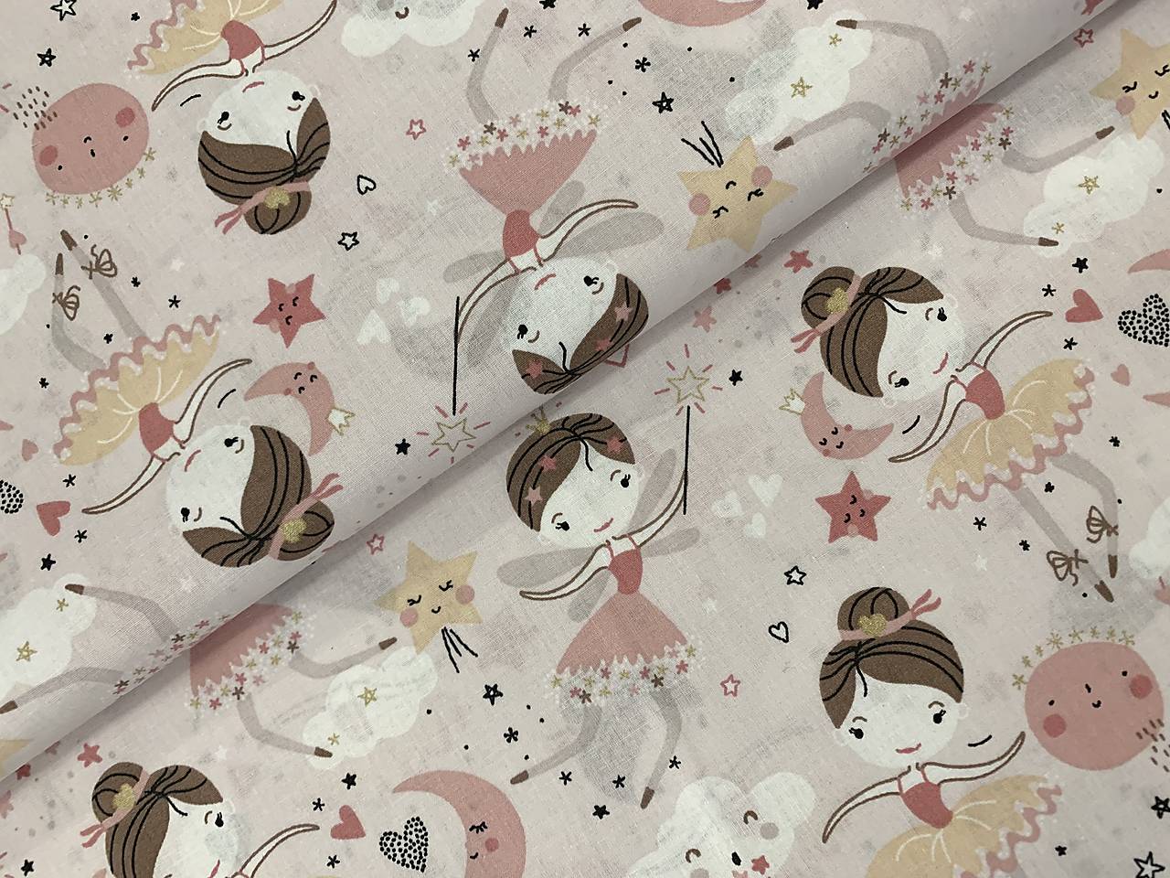 Bavlnene latky Francúzsko ❤️JEMNÁ PUDROVA 