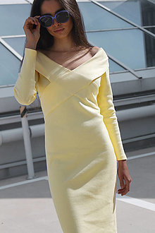 Šaty - Dámske šaty Laura - žltá - 13443246_