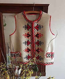 Vesty - Pánsky lajblik Liptovská Lúžna - 13442793_