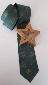 Pánske doplnky - Hedvábná kravata Vánoce pořád - 13446796_