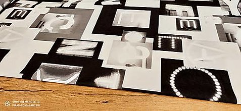Textil - Kostýmovka - Words - cena za 10 cm - 13450579_