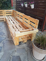 Nábytok - Sedenie z paletového dreva XL - 13449820_