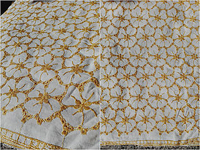 Šaty - Letné madeirové šaty (rôzne varianty) (bielo-žltá) - 13450028_