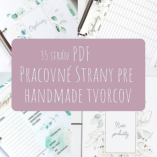 Papiernictvo - PDF Náplne do diára A5 pre handmade tvorcov + Kalendár 2025 - 13449063_