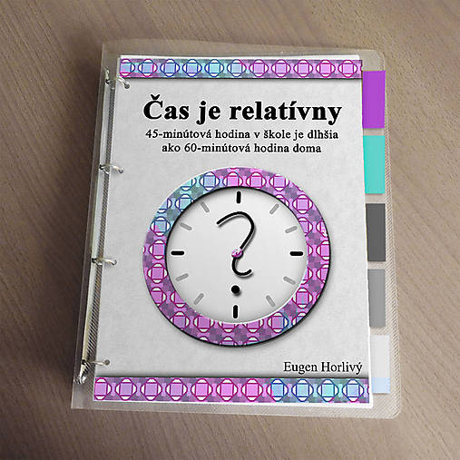 Papiernictvo - Čas je relatívny - zakladač - 13449447_