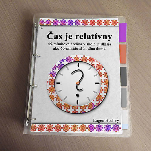 Papiernictvo - Čas je relatívny - zakladač (atómové kvety) - 13449449_