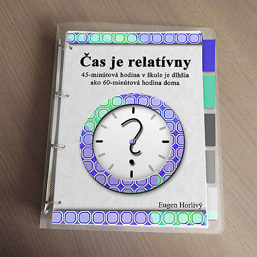 Papiernictvo - Čas je relatívny - zakladač (zvláštne kvety) - 13449460_