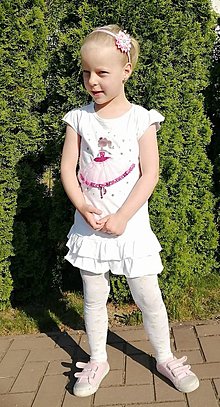 Detské oblečenie - Dievčenské šaty Tanečnica - 13453827_