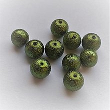 Korálky - Voskované perly vrúbkované 8 mm - 13456686_
