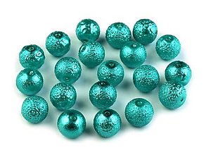 Korálky - Voskované perly vrúbkované 10 mm - 13457674_