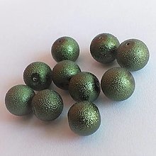 Korálky - Voskované perly vrúbkované 12 mm - 13458086_
