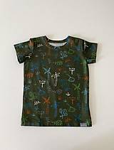 Detské oblečenie - Tričko krátky rukáv džungla - 13461522_