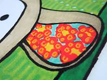 Textil - Bavlnený panel UŠI SI SÁM - Zvieratko z dvora (Kozička) - 13462813_