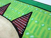 Textil - Bavlnený panel UŠI SI SÁM - Zvieratko z dvora (Kozička) - 13462816_