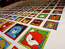 Textil - Bavlnený panel UŠI SI SÁM - Zvieratko z dvora (Kozička) - 13462820_