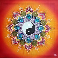 Obrazy - Mandala...Harmónia, rovnováha, šťastie a radosť života - 13462439_