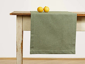 Úžitkový textil - Behúň -  Dobby green - 13460432_