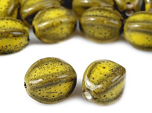 Korálky - keramické korálky 16x12mm - 13461848_