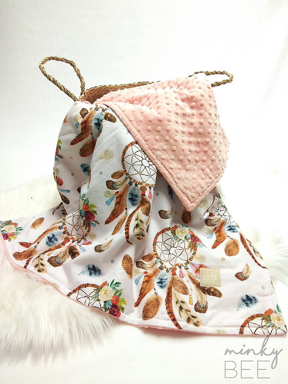 Detská deka IHNEĎ K ODBERU (Lapače snov/coral minky)