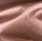 Textil - (33) 100 % predpraný mäkčený ľan staroružová, šírka 135 cm - 13464254_