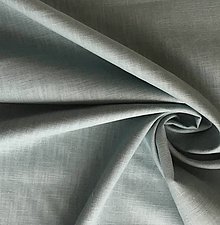 Textil - (20) 100 % predpraný mäkčený ľan sivomodrá, šírka 135 cm - 13464271_