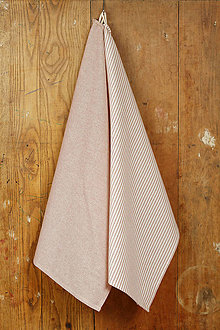 Úžitkový textil - Bavlnené utierky (Ružová 2ks/ balenie) - 13463916_