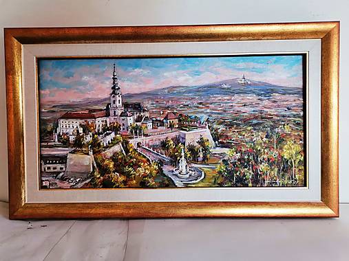Nitra so Zoborom - panoráma