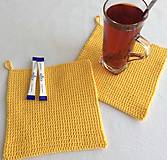 Úžitkový textil - Chňapky (Žltá) - 13469397_