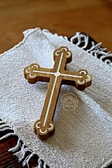 Dekorácie - Kríž drevený I., 25cm - 13470118_