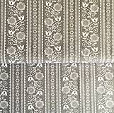 Textil - folk sivý, 100 % bavlna, šírka 140 cm - 13472233_