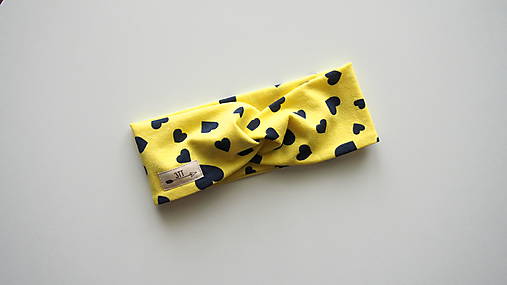 Detské doplnky - Detská čelenka- srdiečka - 13472066_