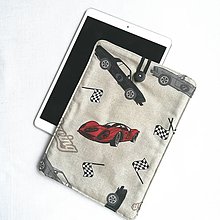 Detské tašky - Puzdro na 10,5" iPad, tablet Autá - 13471535_