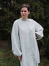 Šaty - Ľanové ženské šaty Hrdinka - 13473388_