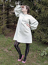 Šaty - Ľanové ženské šaty Hrdinka - 13473411_