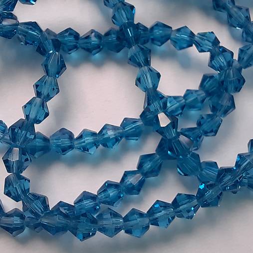 CrystaLine Beads™/bicone 3mm-1ks (modrá)