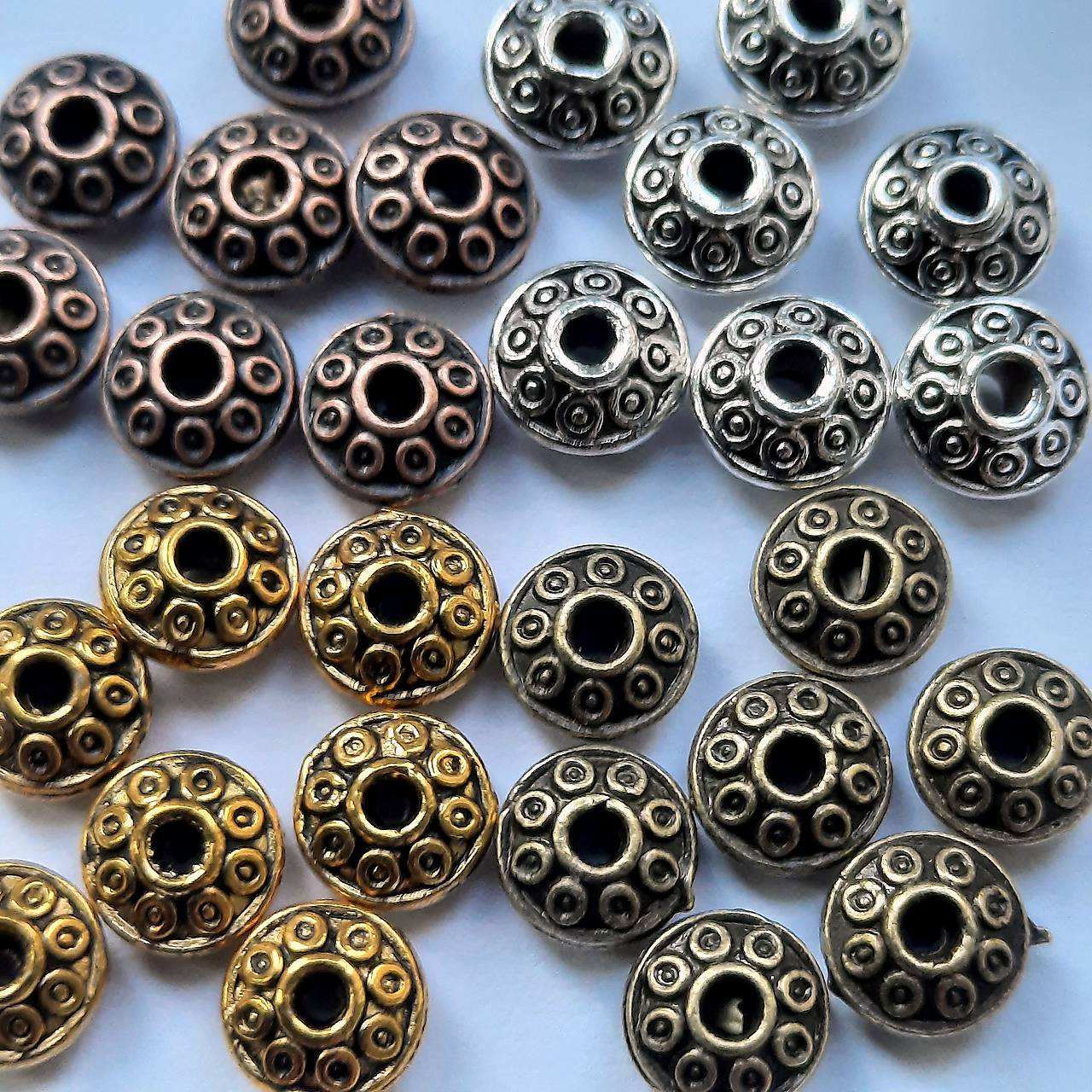 Kovová rondelka 7x4mm-1ks