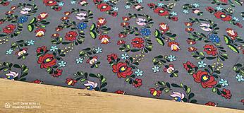 Textil - Bavlnená látka folk - 13482215_