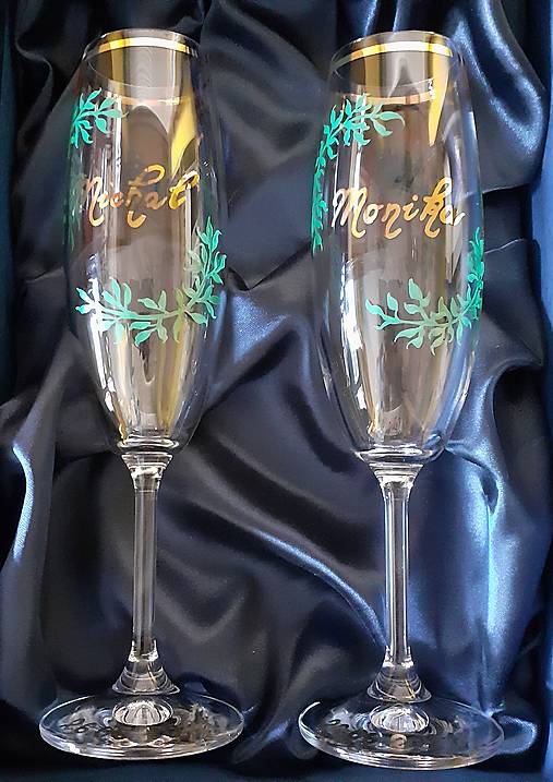 Nádoby - Svadobné poháre - 13486016_