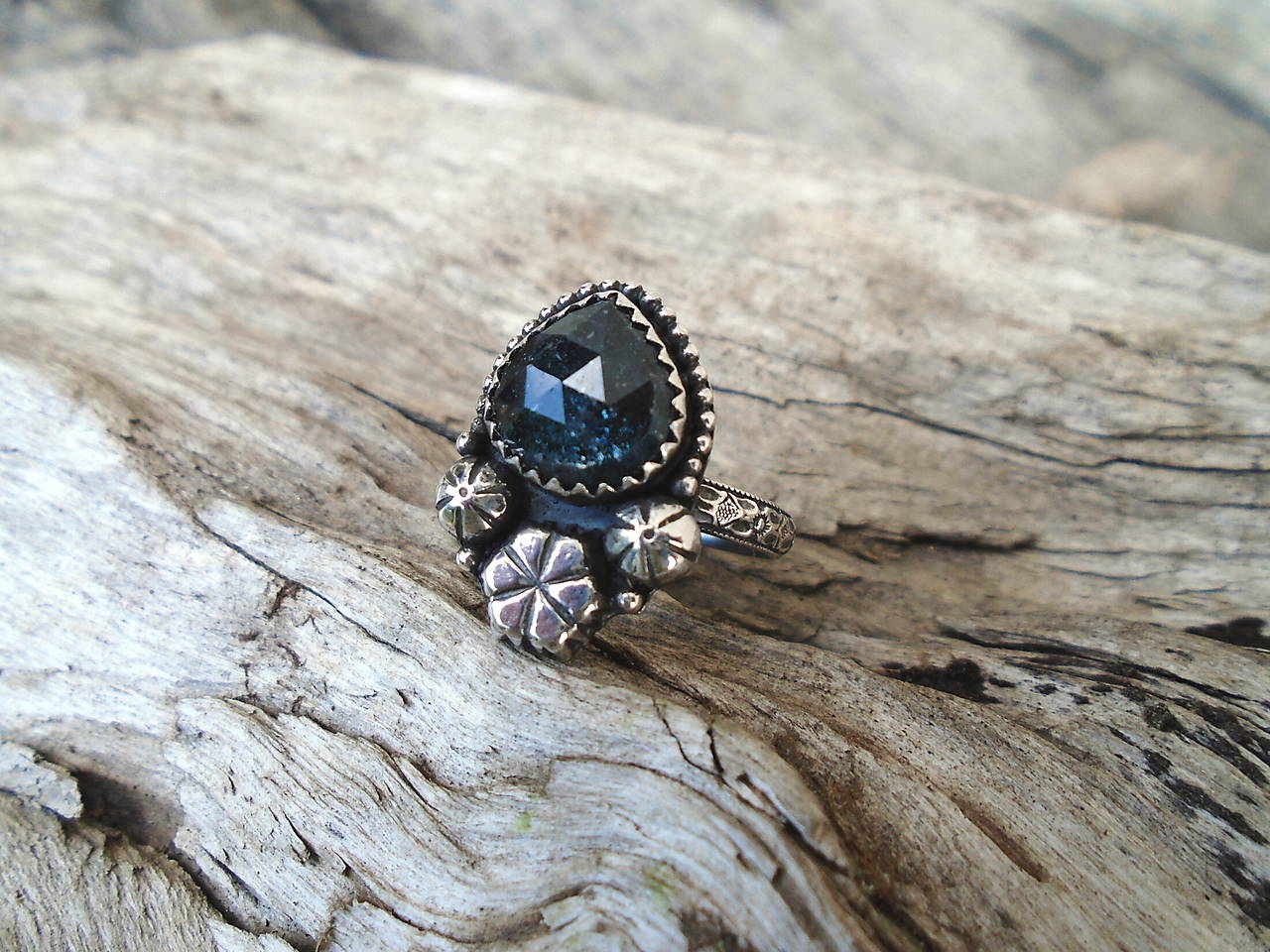 Strieborny prsteň Ag925 Marabella - Kyanit