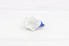 Svadobné pierka - Pierko biela-kráľovská modrá - 13486057_