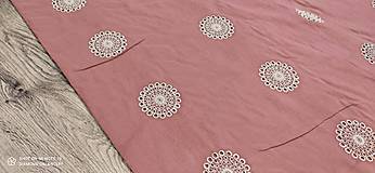 Textil - Madeira -Mandala - cena za 10 centimetrov - 13490119_