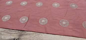 Textil - Madeira -Mandala - cena za 10 centimetrov - 13490120_